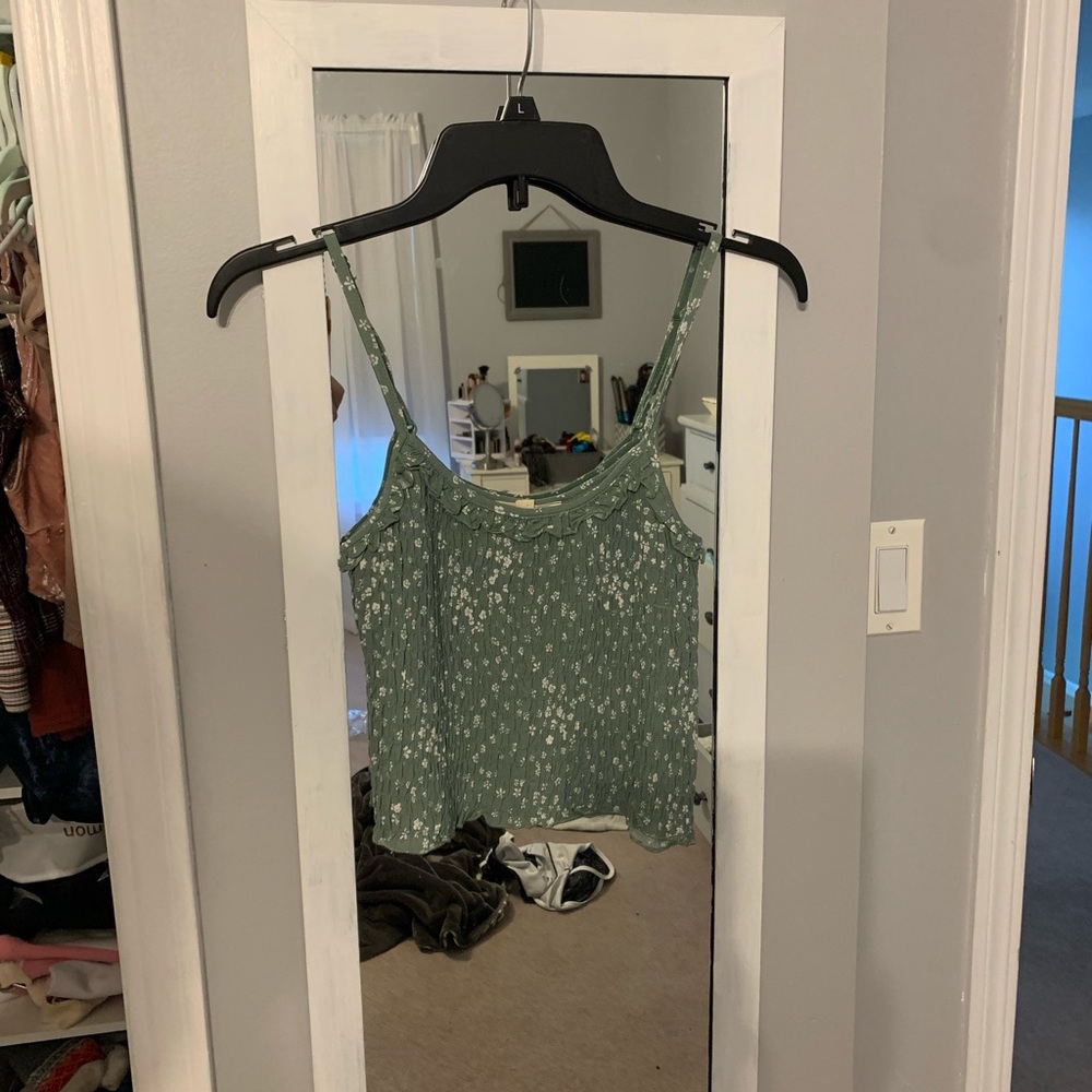 pacsun smocked tank top